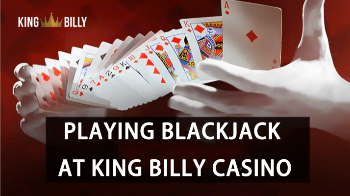 Playing Blackjack at King Billy Casino